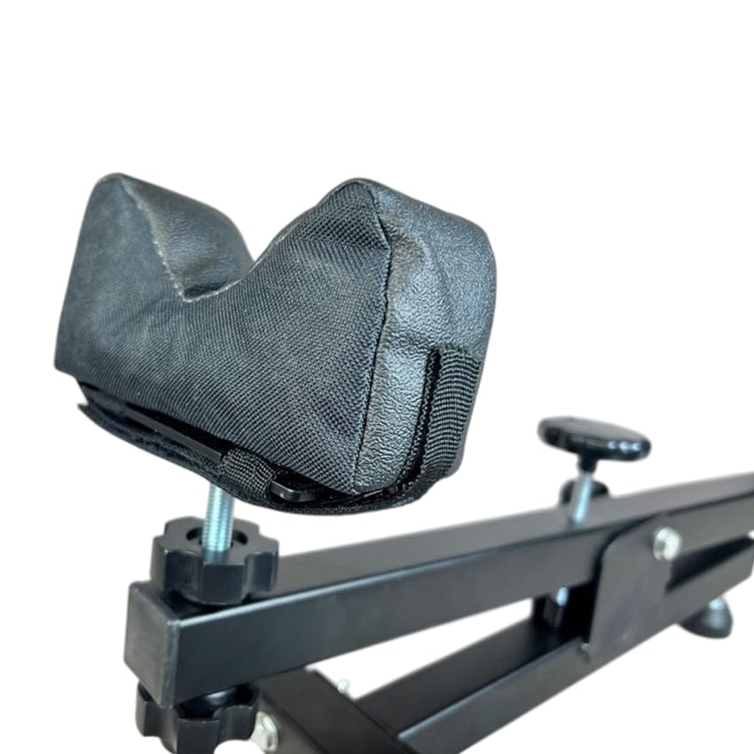 TRIMAX Supporto per carabine e fucili per balini/aria compressa Ideale per calibrare i mirini. Precisione.
