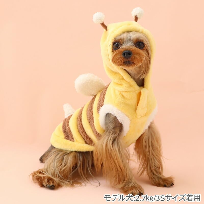 3.5kg) ペット用品 ペットパラダイス 犬 服 秋 パーカー 蜂さん