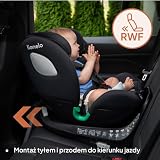 Lionelo LO-BRAAM I-SIZE BLACK CARBON Fotelik Samochodowy, Czarny, 0-36 kg