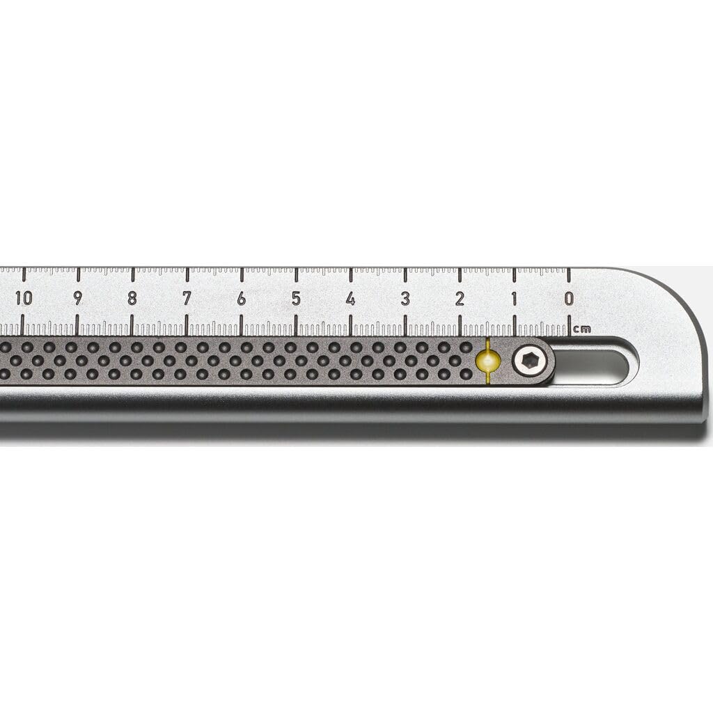 Craighill Metrolog Ruler - 8” Dual Scale Imperial & Metric Caliper Ruler, Precision Measuring up to 8 Inches or 20 Centimeters, Durable Aluminum, Telescoping Feature, 3.67oz
