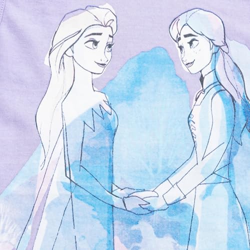 Image of Disney Frozen Girls T-Shirt Tank Top and Shorts Set for Toddler and Little Kids