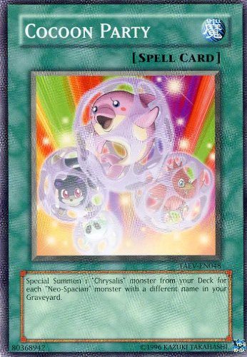 chrysalis deck yugioh Yu-Gi-Oh! - Cocoon Party (TAEV-EN048) - Tactical Evolution - Unlimited Edition Version:Chrome SM Forbidden Light Stones (Pentacles) Jack's Knight - YGLD-ENB06