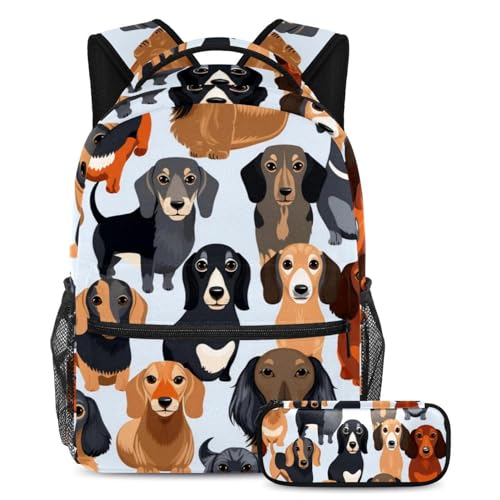 Cartable teckel de 40cm pour organiser les affaires scolaires lourdes