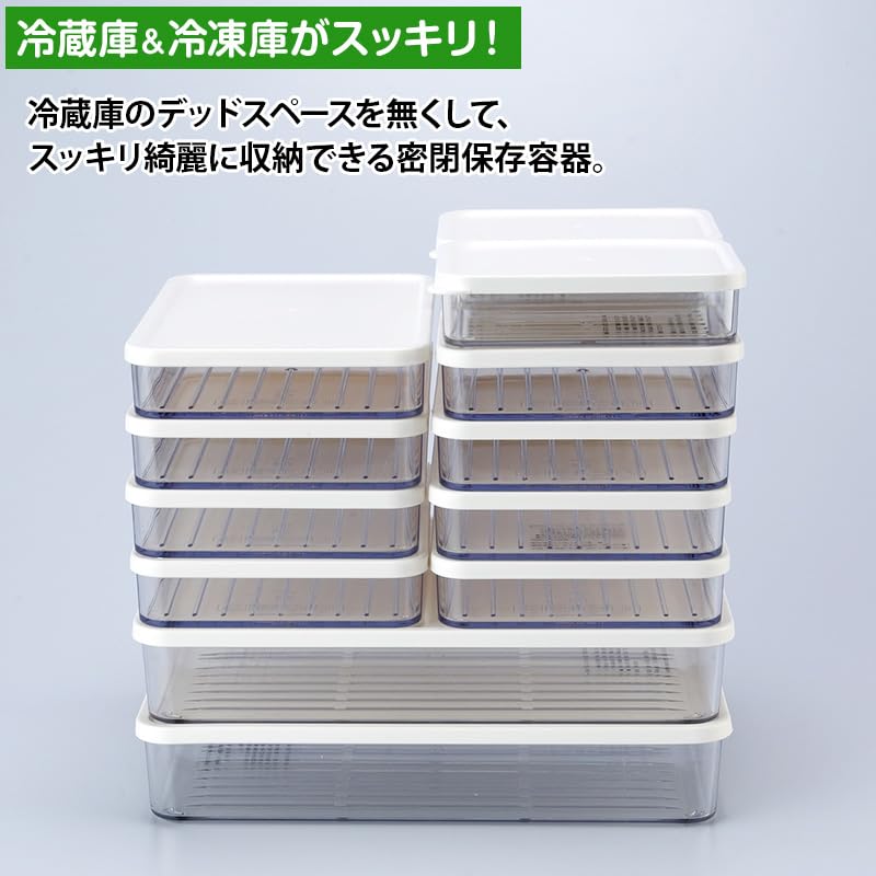 ビバライズ Viva Flat 密閉保存容器 12点セット ホワイト 未開封 Amazon｜フラットフラット12個スペシャルセット｜調理・製菓道具