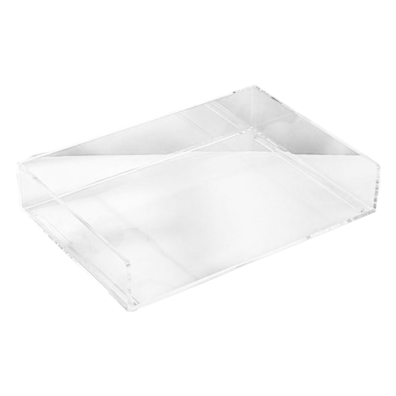 Shurhome Space Saving Offices File Organizers Holder with See Through Compartments for Efficient Document Management Systems Document Tray Rack