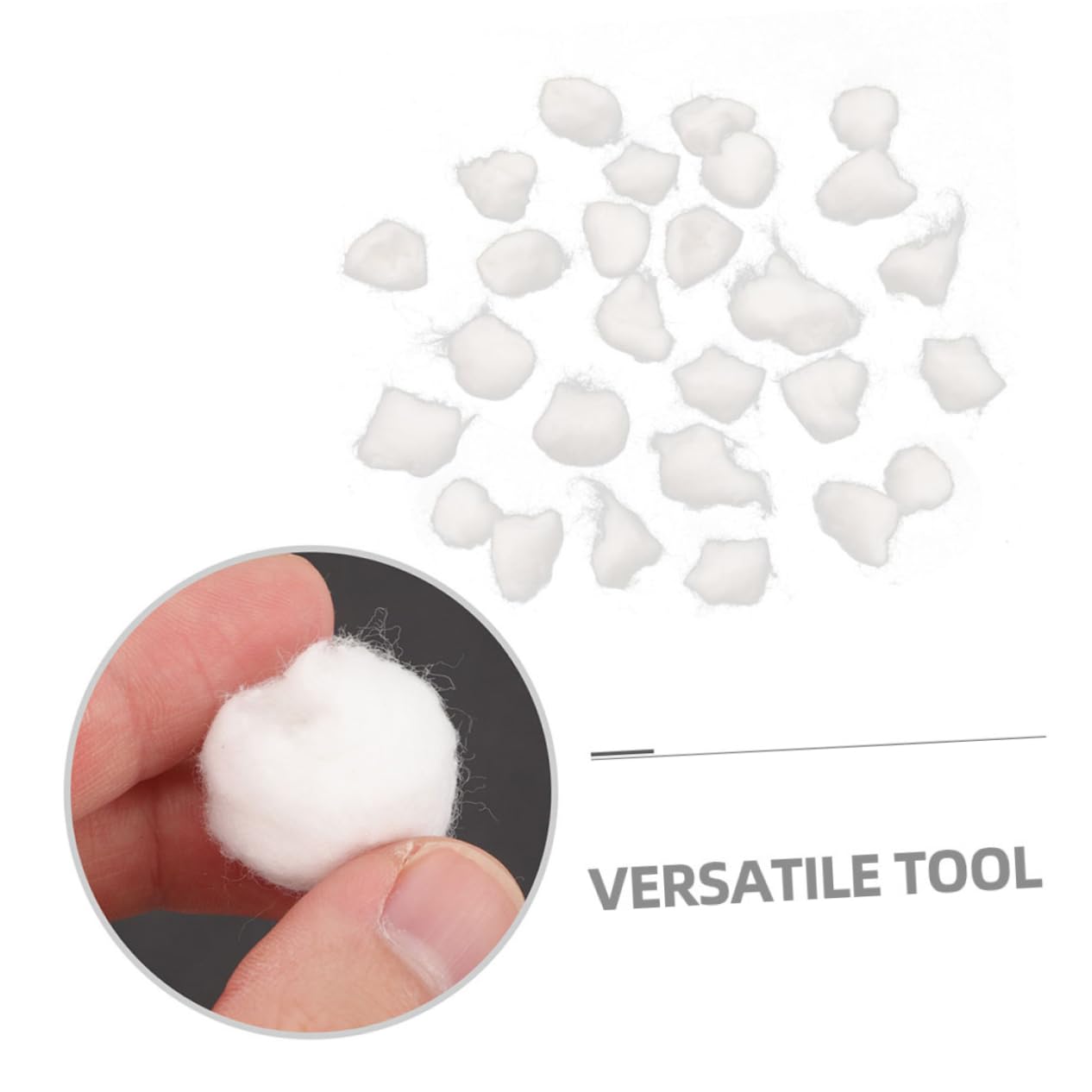 3bags Jumbo Cotton Balls for Nail Polish Removal Gentle Safe Nail Cleaning