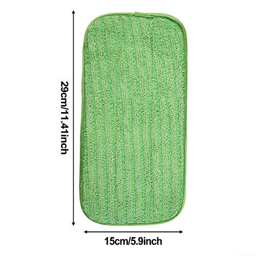 HpLive 2Pcs Microfibra Riutilizzabili Mop Pads