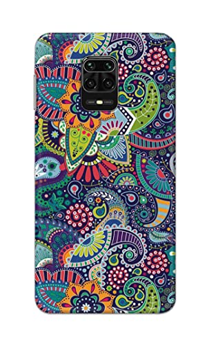 Image of Printed Hard Back Cover Case for Mi Redmi Note 10 Lite Back Cover (Miraculous Patterns) -1803