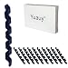 Yuauy 10 Pcs Black Wrap Spiral Bicycle Cable Sleeve Rubber Housing Protector Frame Guard for MTB Bike Shift Brake Line Pipe Anti-friction
