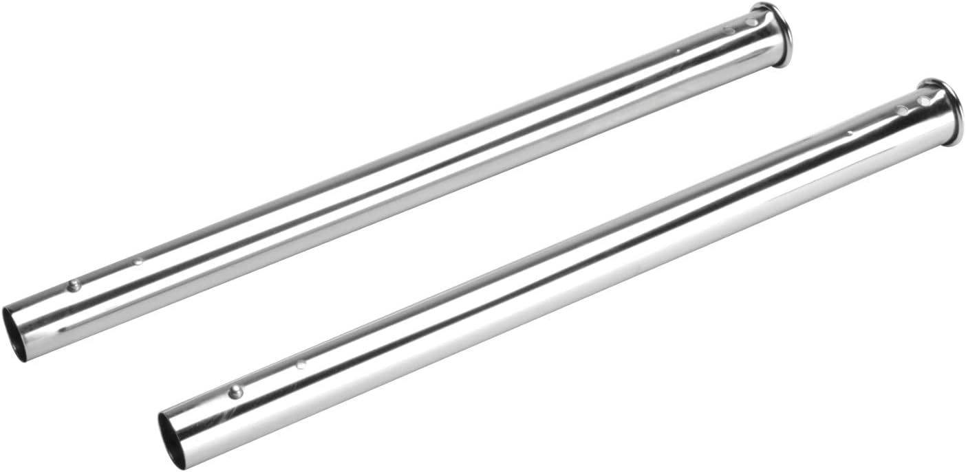 Broan-NuTone CT132 2-Set Chrome Button Lock Wand Central Vacuum Hose Attachment