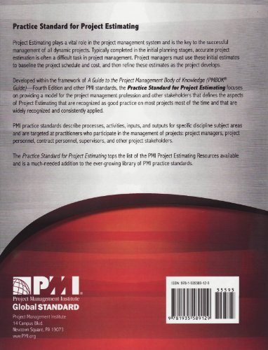 Practice Standard for Project Estimating