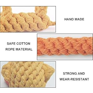 Andiker Dog Chewing Toys  3pcs Cotton Rope Puppy Teething Cleaning and Training Durable Dog Plush Toys Lioncarrotduck Toy for Boredom and Interactive Biting Rope Dog Chew Toys lioncarrotduck  Cucciolini Doodles Andiker dog chewing toys  3pcs cotton rope puppy teething cleaning and training durable dog plush toys lioncarrotduck toy for boredom and interactive biting rope dog chew toys lioncarrotduck   cucciolini doodles