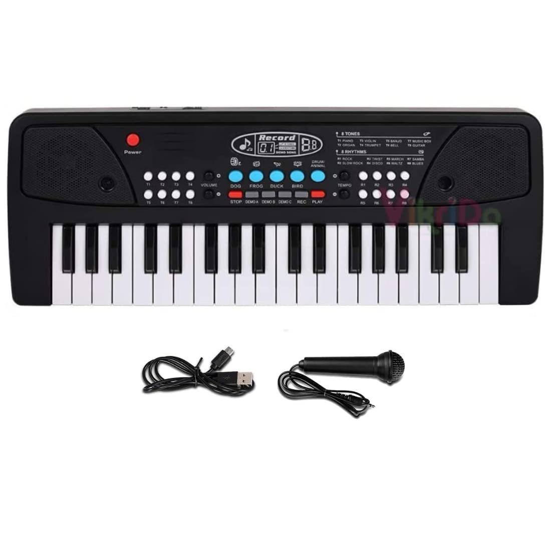 VOGUE WONDER Piano-37-Key Electronic Piano Keyboard Toy with DC Power Option, Recording and Microphone (B0BXHM1QNB) Amazon Price History, Amazon Price Tracker