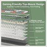 RK ROYAL KLUDGE S98 Mechanical Keyboard w/Smart Display & Knob, Top Mount 96% Wireless Mechanical Keyboard BT/2.4G/USB-C, Hot Swappable, Software Support, Creamy Sounding, 98 Keys - Image 5