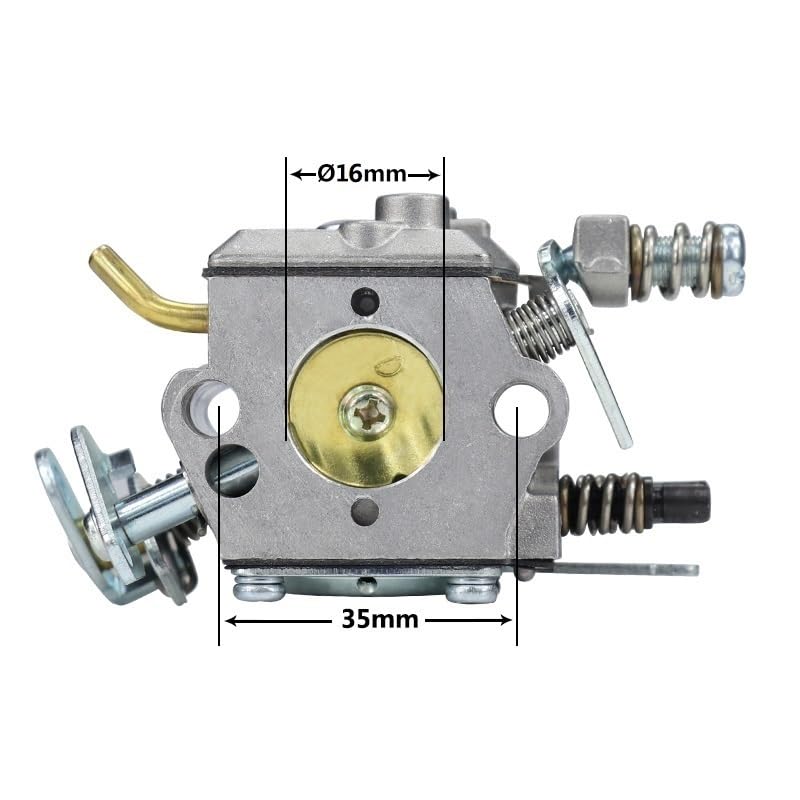Carburador para motosierra Husqvarna 362 365 piezas de repuesto mecánicas motor 3