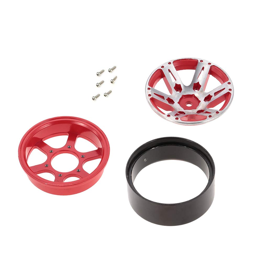 Amazon | Boliduo 110mm RCロッククローラータイヤ メタル1.9インチ