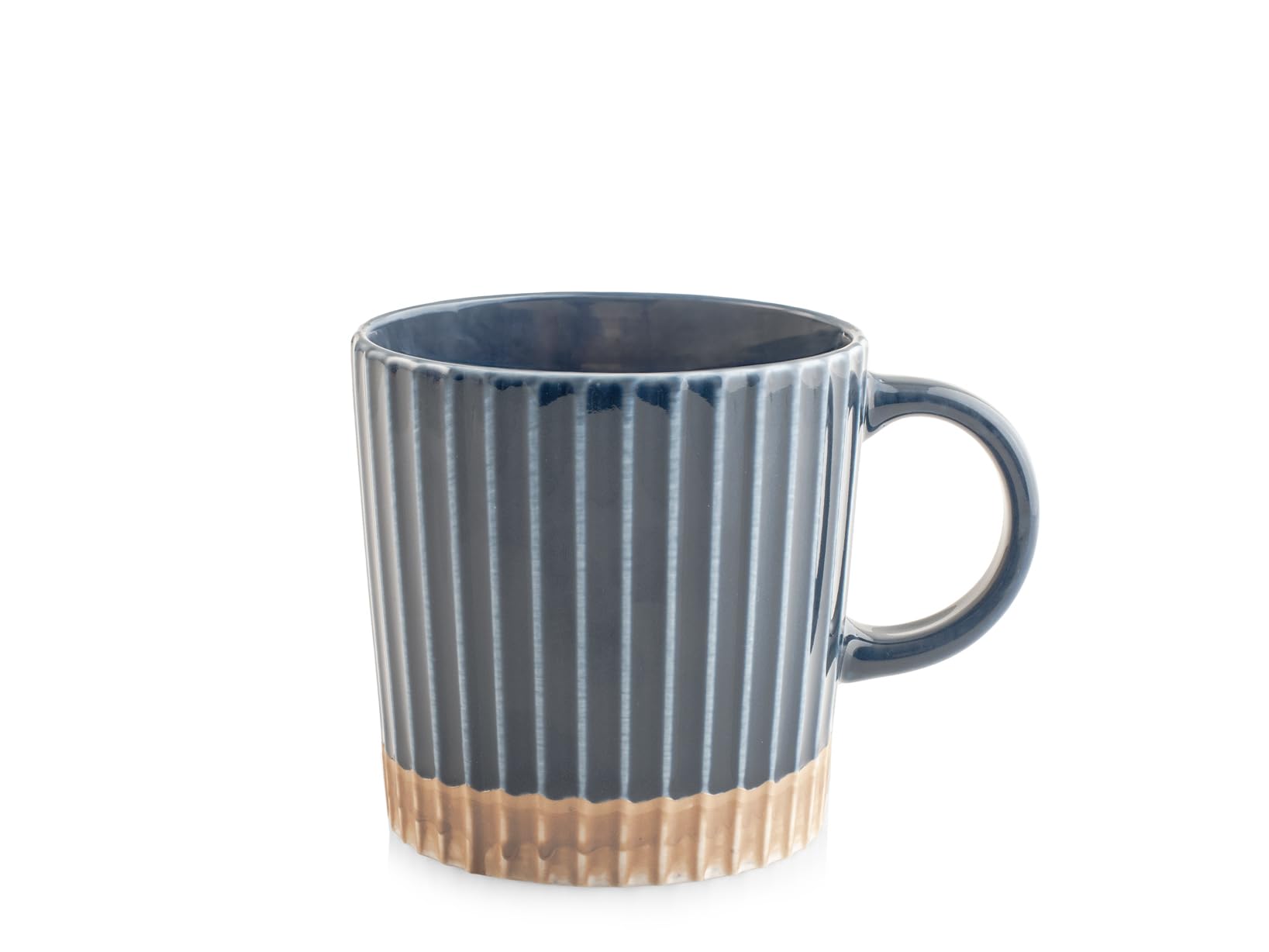 H&H Lot de 6 tasses Jumbo Land in New Bone China – 400 cc – Couleurs assorties – Grandes tasses de petit-déjeuner ou de tisane – Lavables au lave-vaisselle – Passe au micro-ondes