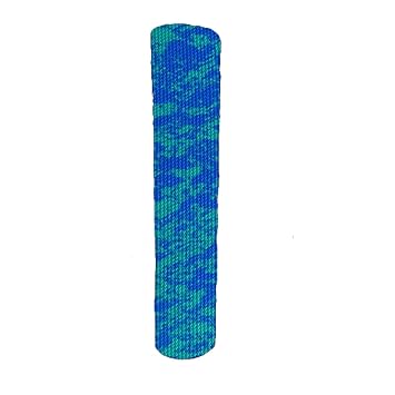 SPOKOFIT Yoga Mat Ultra Absorbent Exercise Mat - Non Slip Yoga Mat - Large Yoga Mat for Women - Wide Yoga Mat, Stylish MAT (BLUE & SEA GREEN) (4MM)