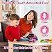 Contixo R1 Kids Robot Toy, Pink Interactive Smart Robots with Voice Control Talking Dancing Learning Touch Sensor Compact Educational Portable Toy for Boys Girls Toddlers 3-8 Years Old Birthday Gifts