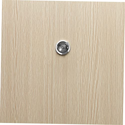 STOBOK Mirilla para puerta con alta definición y cubierta de privacidad, acero inoxidable, lente de vidrio miniatura 7