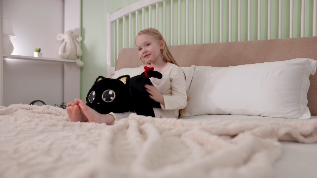 Amazon.com: meowtastic Black Cat Weighted Stuffed Animals - 22