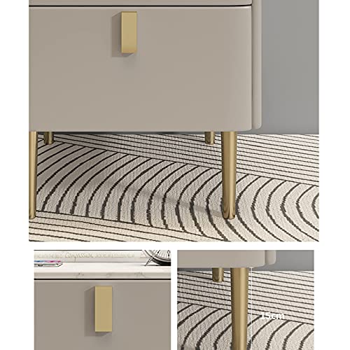 Table de chevet simple blanche pour petit espace de chambre cocooning