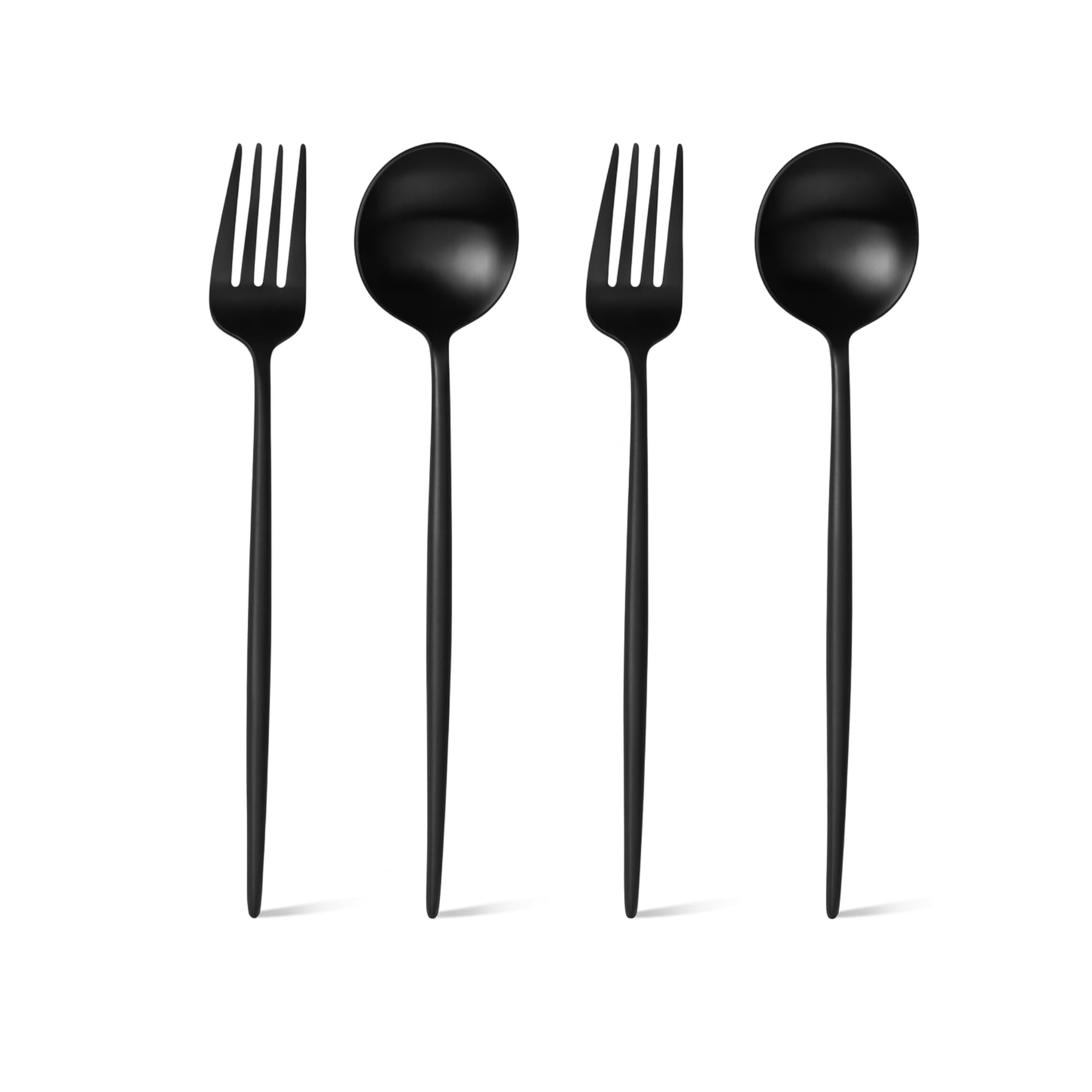 Korean Flatware Set - 4 Piece Stainless Steel -31