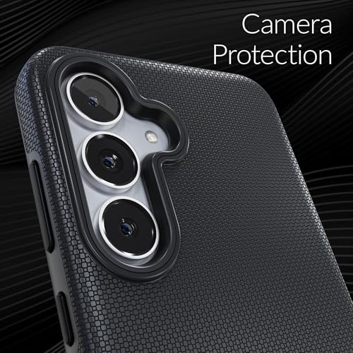 Image of Crave Compatible with Samsung Galaxy S25 FE Case, Shockproof Protection Dual Layer Case for Samsung Galaxy S25 FE (6.7 inch) - Black