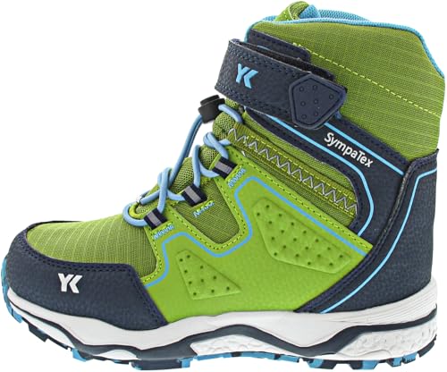 Lurchi 63l0003004, Botas para Nieve, Verde, Azul, 33 EU