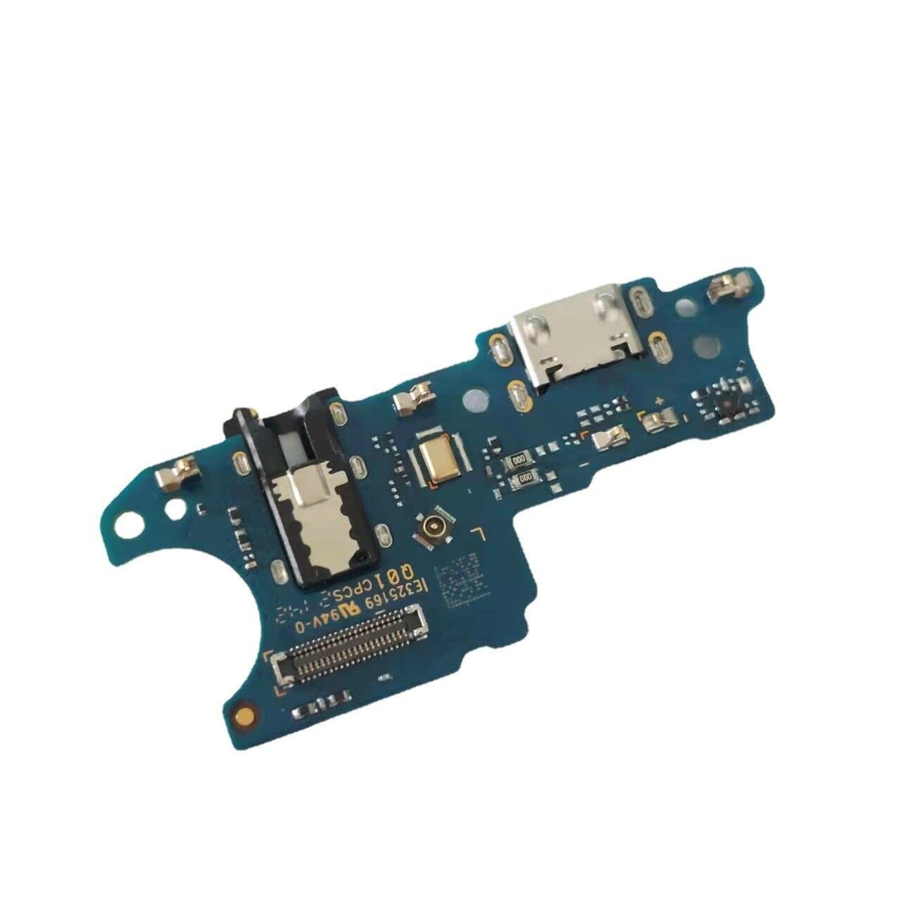 Top view of the ruichuang Charging Port Connector Dock PCB Board Flex Replacement for Samsung A03 A035U.