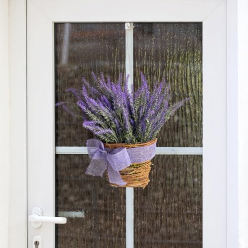 Ramo de flores de lavanda morada seca miniatura 4