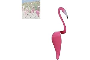 Dancing Flamingo Yard Decor with Bobbing Heads