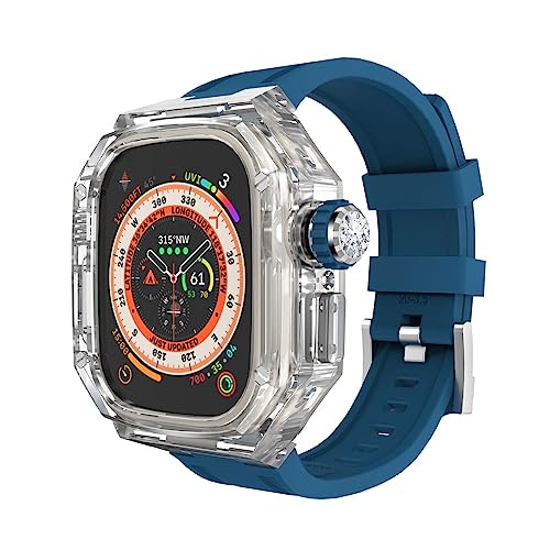 Kit boîtier Apple Watch Ultra transparent pour adapter votre montre iWatch 49mm au sport intense