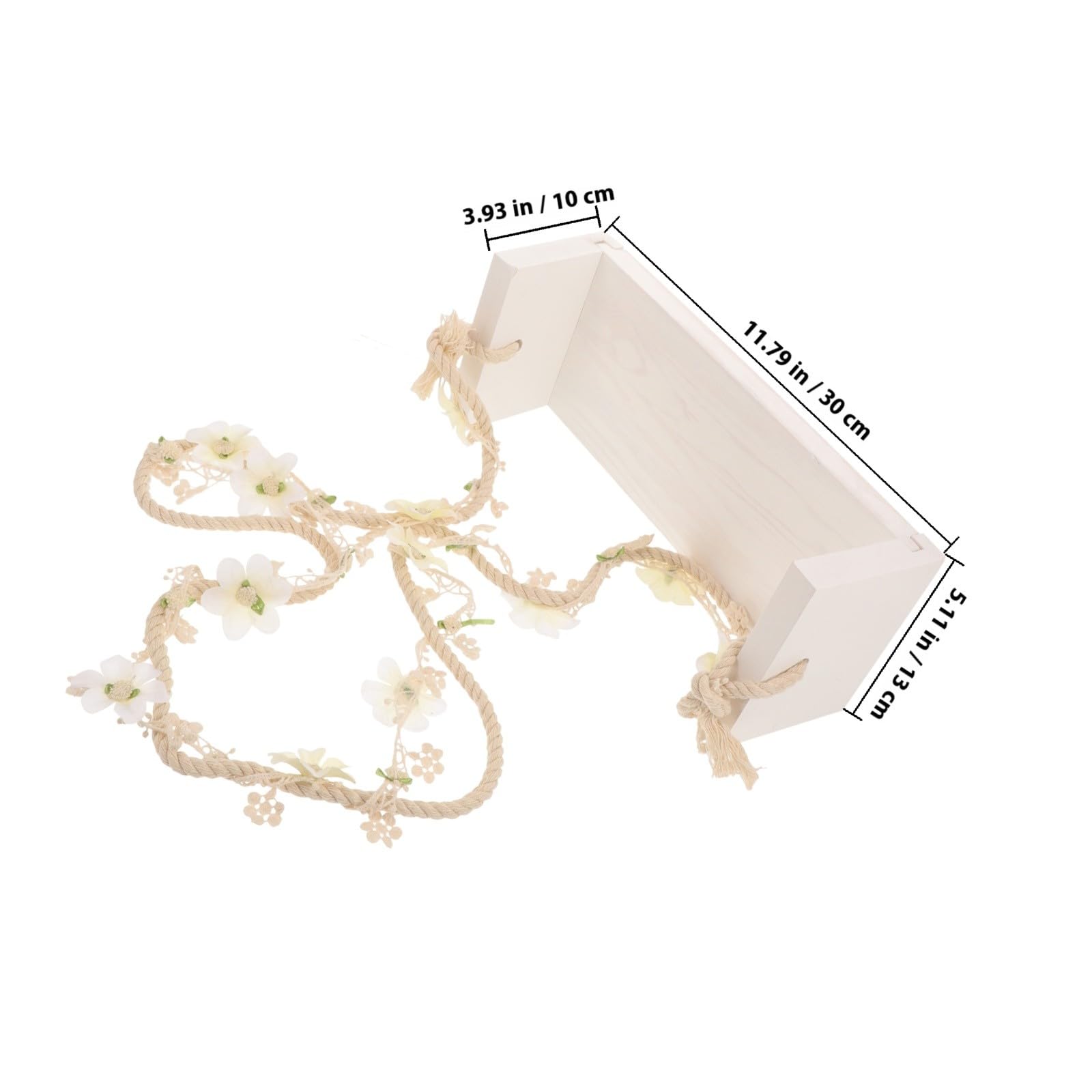 Accessorio Fotografico Altalena in Legno per Servizi Fotografici Ragazzo Ragazza, Decorazione per Prima Infanzia e Oggetti di Scena per Foto di Ragazzo Ragazza