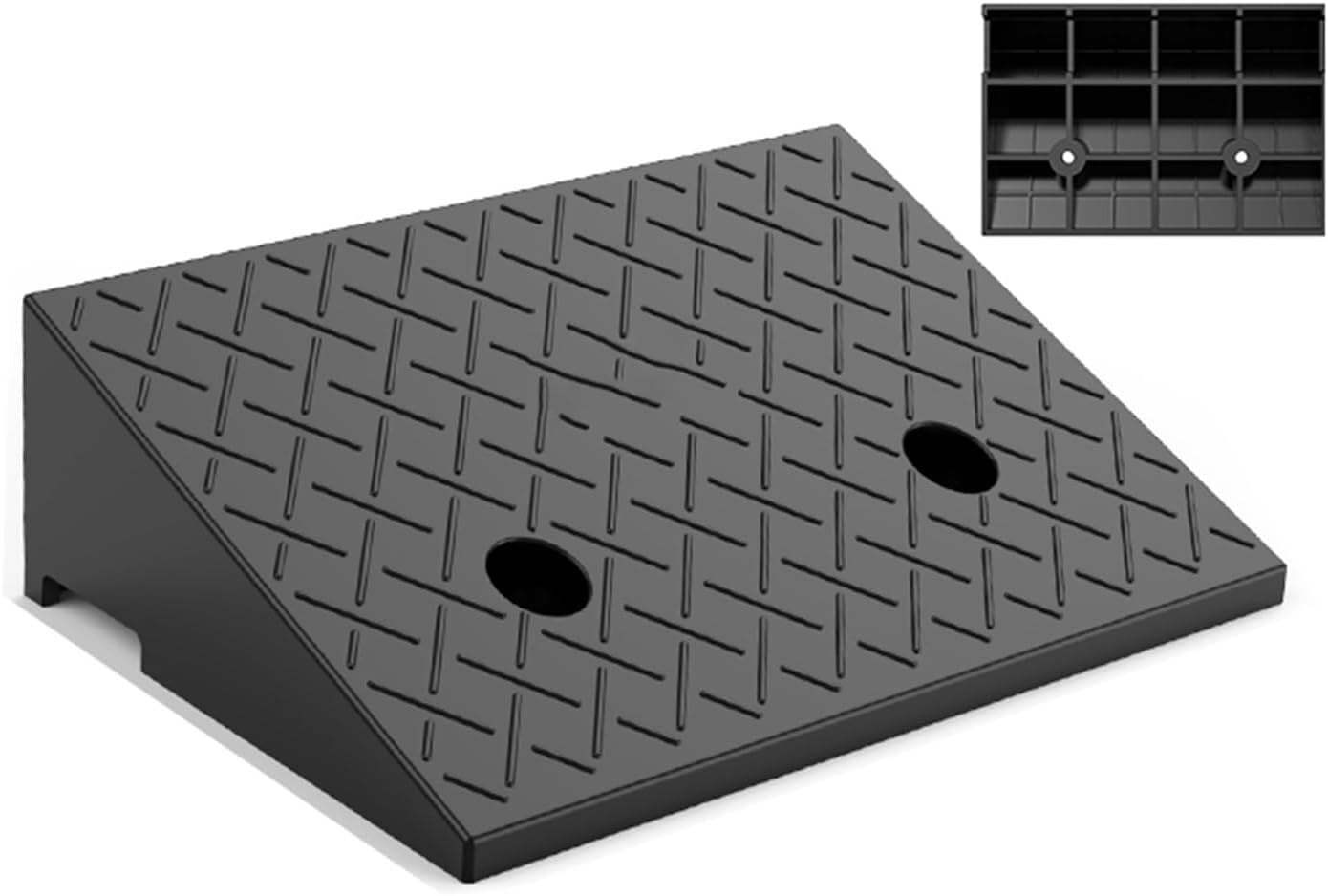 Rampes de bordure en caoutchouc portables pour fauteuil roulant et voiture