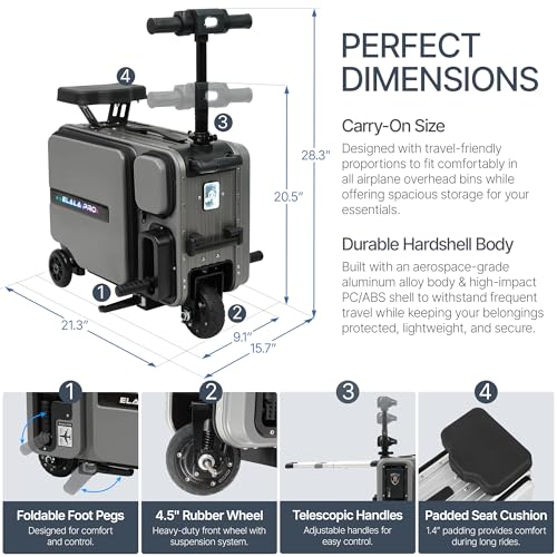 Elala Pro Rideable Electric Suitcase