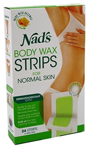 Preisvergleich Produktbild Nad's Hair Removal Strips, 24 Strips by NAD'S