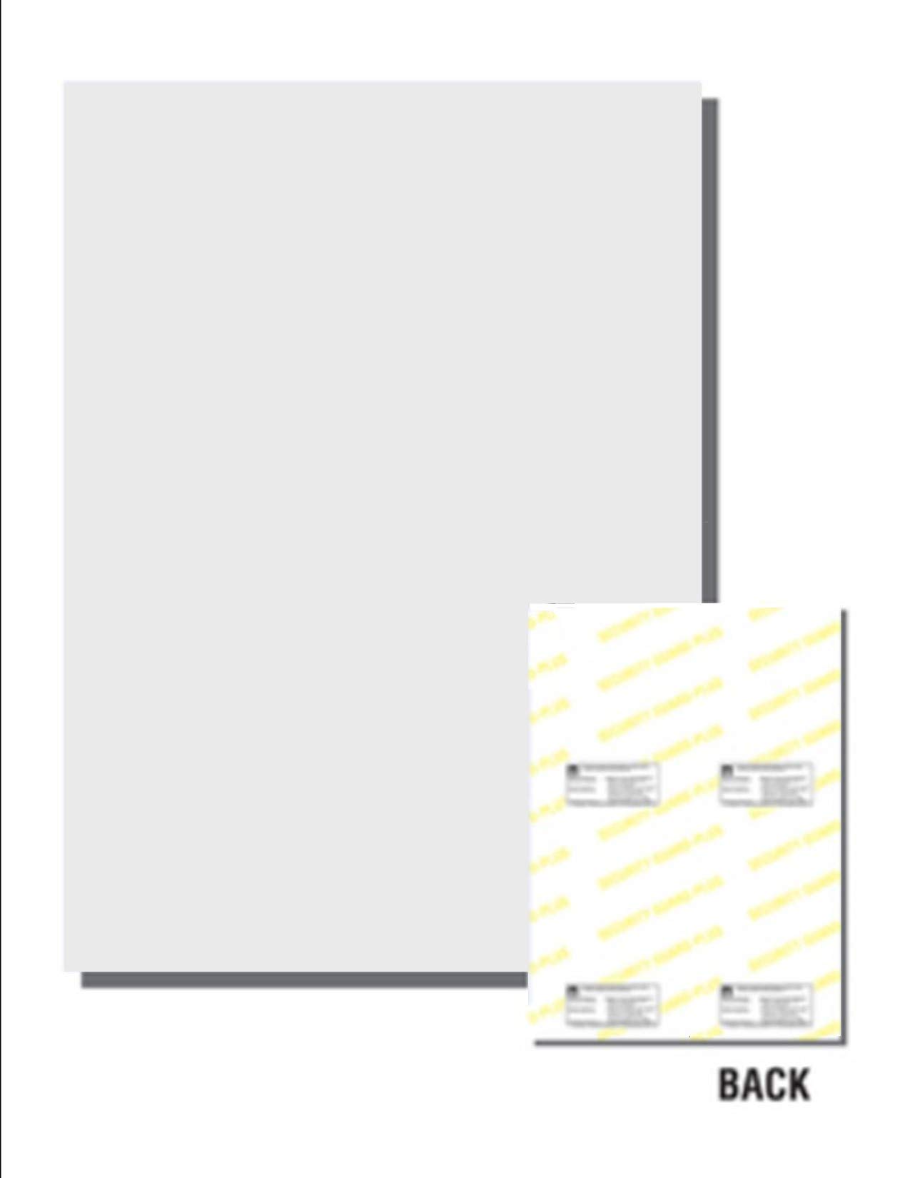 Laser Print Security Paper w Hidden "COPY" Pantograph (SGP-23), Bond Off-White 24-lb, 8.5" x 11" - 500 SHEETS