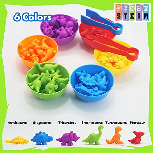 Image of UNIQUE KIDS Counting Educational Learning Toy Set with Sorting Cups - Engaging Sensory Color Classification Training Game for Toddlers Preschoolers Ages 3 Years and Up
