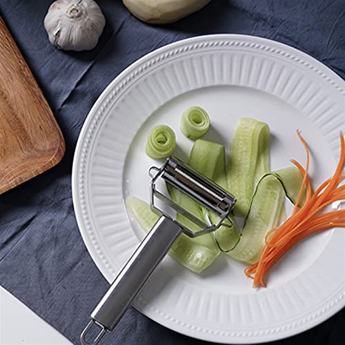 Mandolina multifuncional de acero inoxidable para frutas y verduras miniatura 7