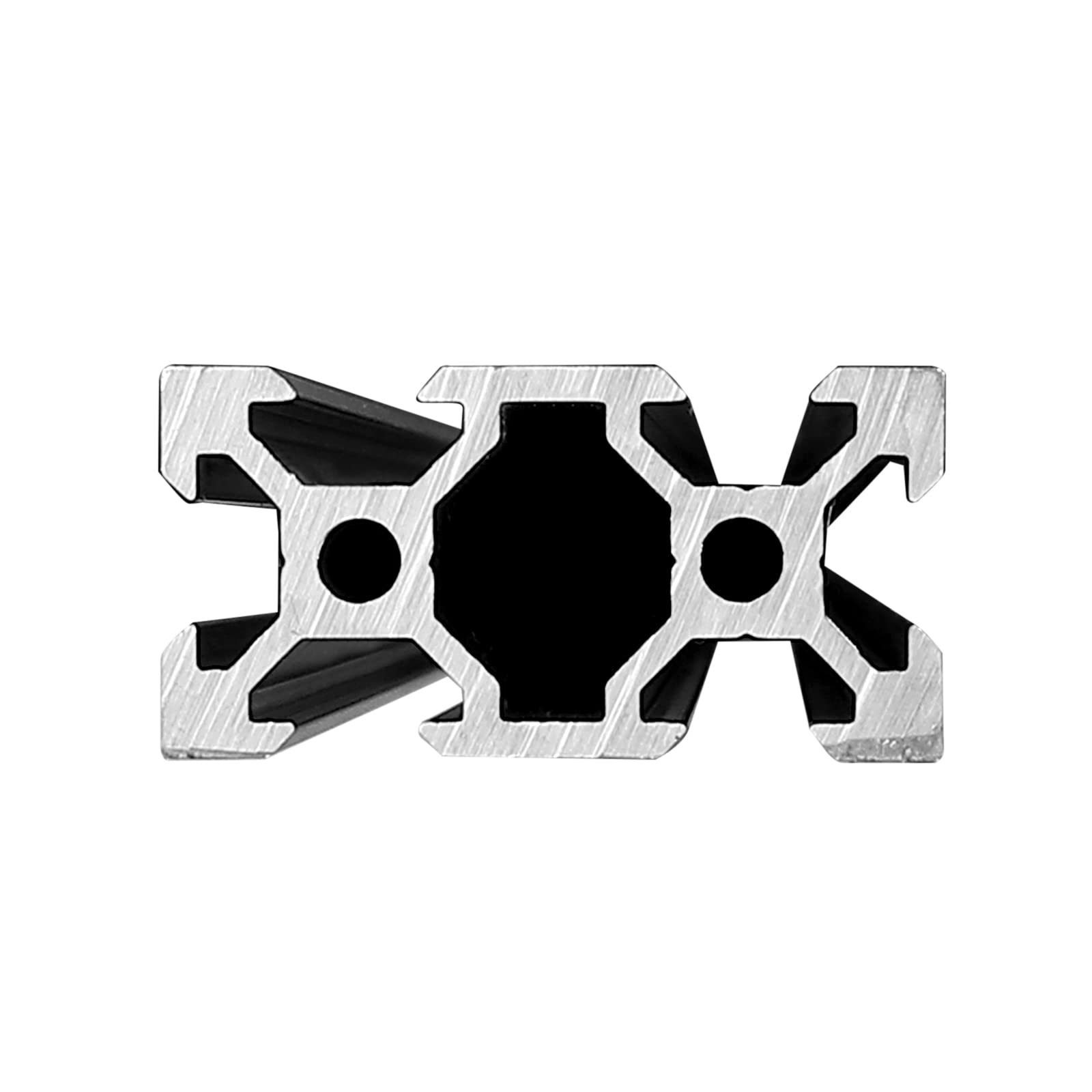 JiGiU 4 Stück 1000mm V-Slot 2040 Aluminiumprofil Extrusions Linearschiene für 3D-Drucker CNC-Maschine Schwarz