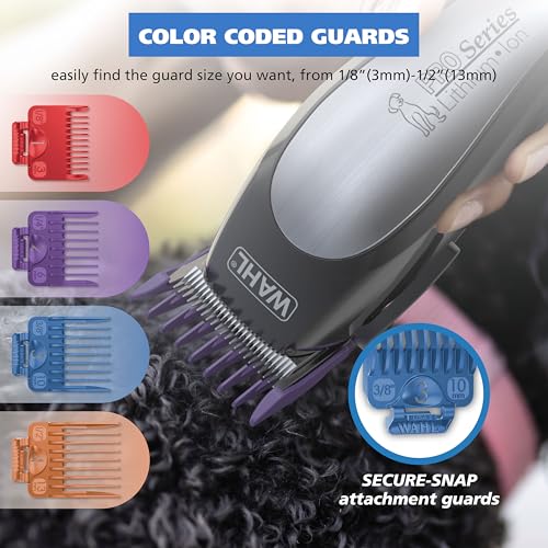 Image of Wahl USA Lithium Ion Pro Series Cordless Animal Clippers - Rechargeable, Heavy-Duty, Electric Dog & Cat Grooming Kit for Small & Large Breeds with Thick to Heavy Coats - Model 9766