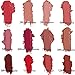 WUSAIRX 12 Colors Cream Texture Lipstick Waterproof, Superstay Smudge-Proof Non-Sticky Lip Gloss, Long-Lasting Moisturizing Lipstick Lip Stain - Keep Shiny All Day (5#Passion, one size)