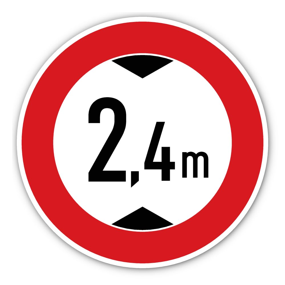 Autocollant Interdiction Véhicules Hauts Autocollants : 50 Mm, Lot De 6 – Hauteur De Passage Maximale/interdiction Pour Les Véhicules Trop Hauts – 0,8 M – M – Certifié StVO Z-265 Autocollant Diamètre 200mm Autocollant Interdiction Véhicules Hauts Autocollants : 50 Mm, Lot De 6 – Hauteur De Passage Maximale/interdiction Pour Les Véhicules Trop Hauts – 0,8 M – M – Certifié StVO Z-265 Autocollant Diamètre 200mm