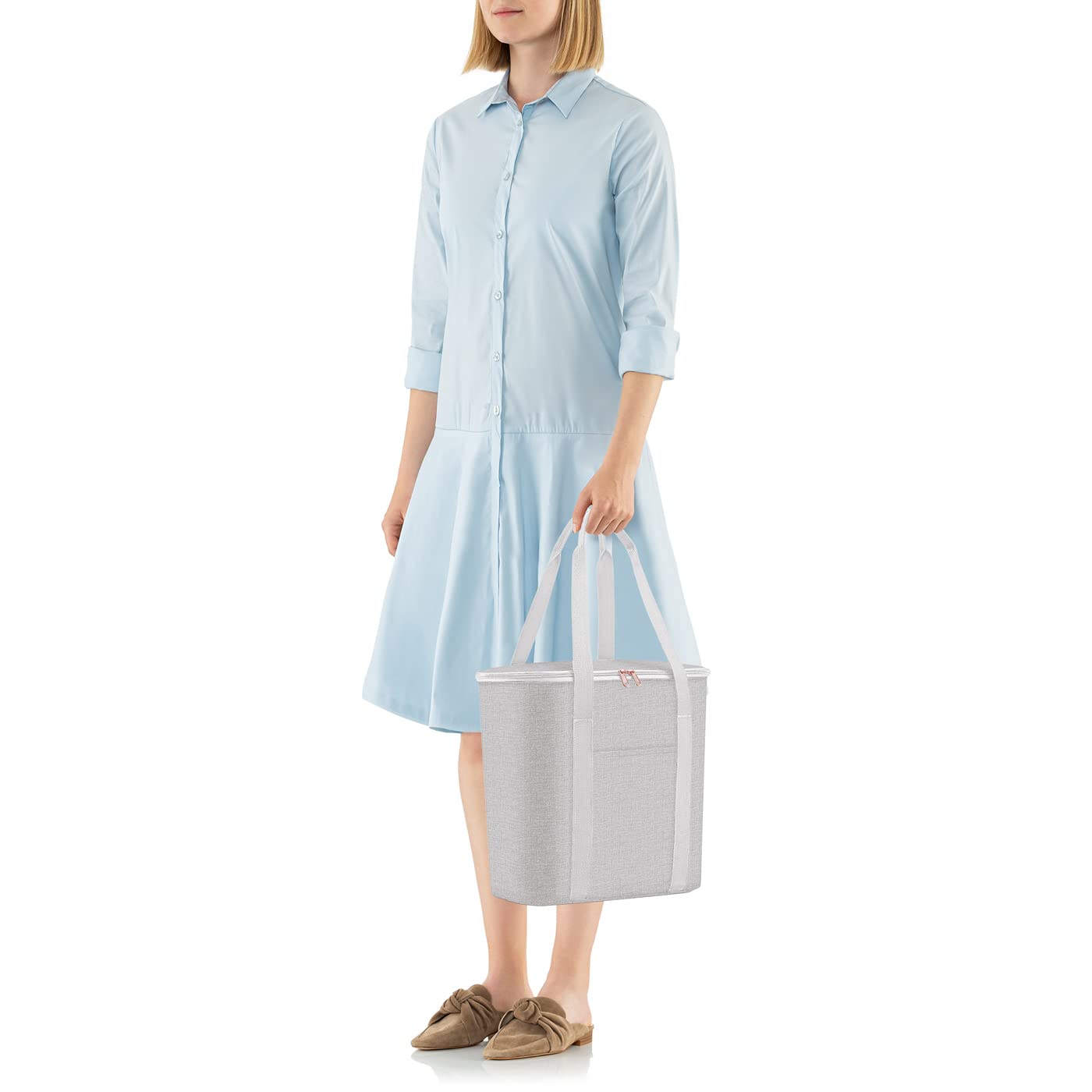 reisenthel Thermoshopper Twist Ocean torba chłodząca wodoodporna Sky Rose