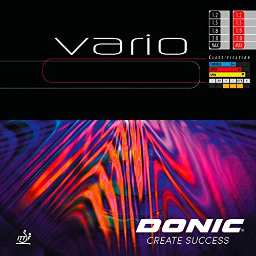 Donic Belag Vario, rot, 1,5 mm
