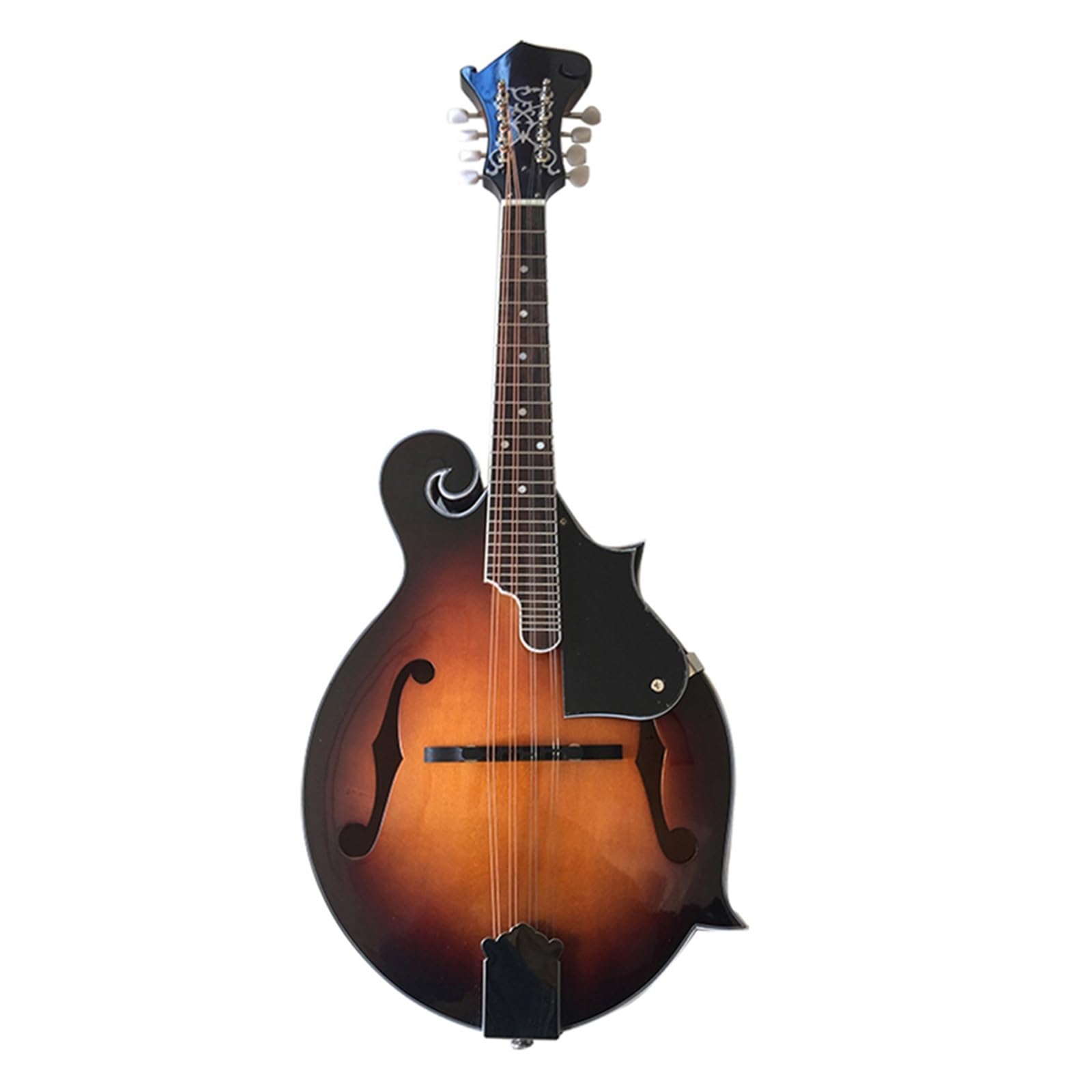 Professionelles Mandolineninstrument 8-saitige Mandoline Tibetisches Musikinstrument Mandoline F-Typ Mandoline Gitarreninstrument(A)