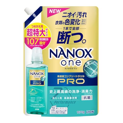 ライオン NANOX one Pro 詰替用超特大 1070gのサムネイル