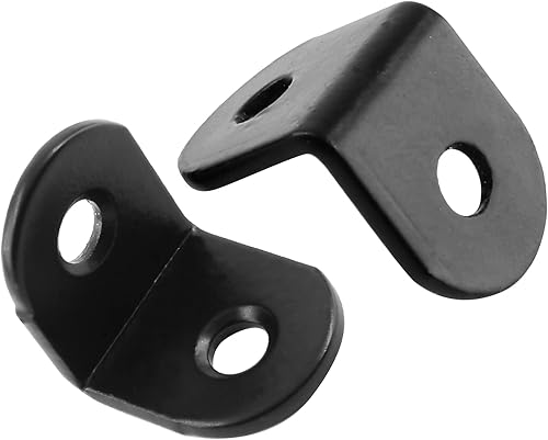 Miniatura 20 de 24 soportes ranurados en L resistentes, soporte de esquina ajustable en forma de L de 0.709 x 0.709 x 1.181 in, soportes de metal en ángulo recto