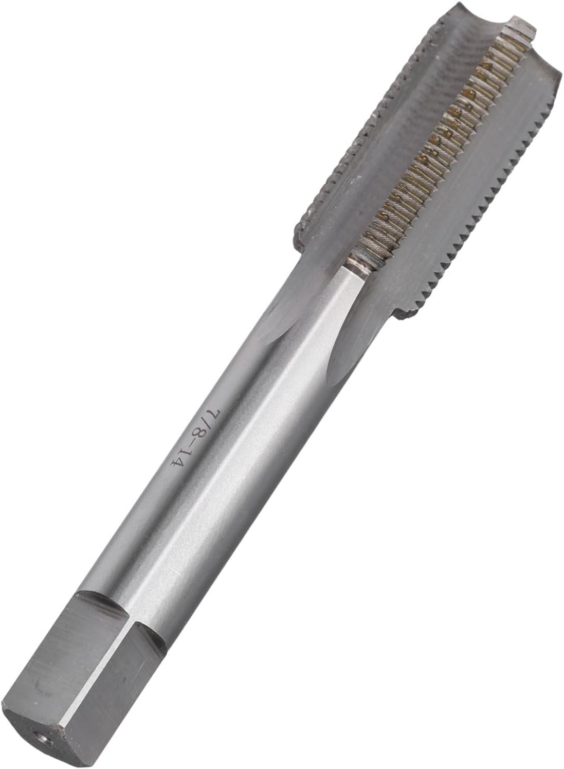 7/8"-14 UNF Right Hand Straight Flute for HSS Thread Tap for Through Hole & Shallow Blind Hole Tapping, Compatible with for CNC Lathes, Machining Centers, Bench Drills, Tapping Machines